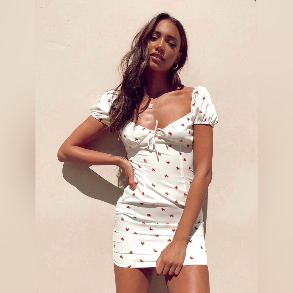 Princess Polly Toni Mini Dress in Cream